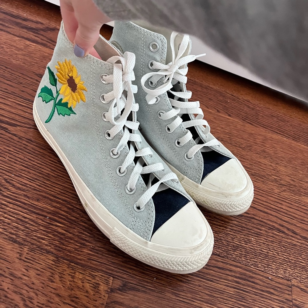 Custom Sunflower Converse